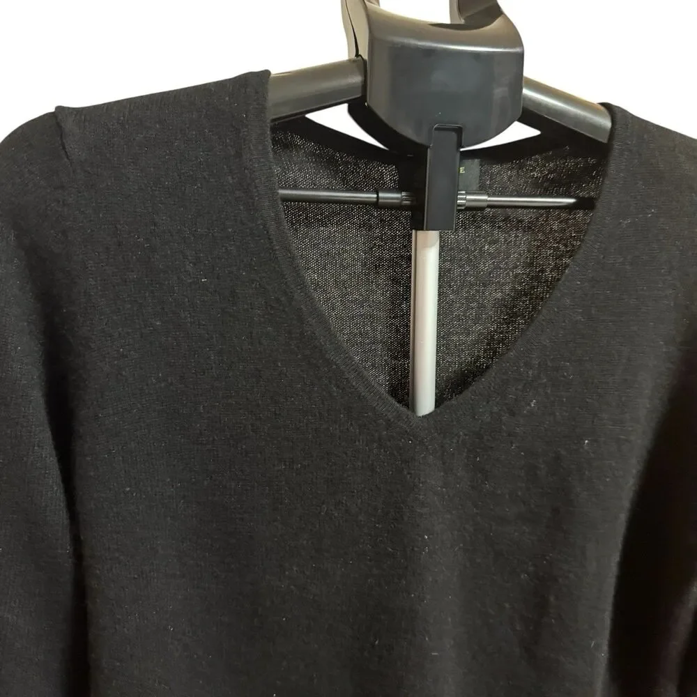CHARTER CLUB Luxury 100% CASHMERE Women’s  v-Neck‎ Turtleneck Preppy Classy XL